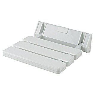careosan Opklapbare douchestoel (32 x 32 cm, Belastbaarheid: 110 kg, Wit)