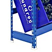 Simonrack Simonbottle Getränkekistenregal Bottleclick (H x B x T: 180 x 100 x 30 cm, Traglast Einlegeboden: 100 kg, Anzahl Böden: 3 Stk., Stecken, Blau) | BAUHAUS