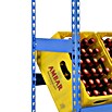 Simonrack Simonbottle Getränkekistenregal Bottleclick (H x B x T: 180 x 100 x 30 cm, Traglast Einlegeboden: 100 kg, Anzahl Böden: 3 Stk., Stecken, Blau) | BAUHAUS