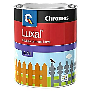 Chromos Lak u boji Luxal (Bijela, 200 ml, Sjaj)