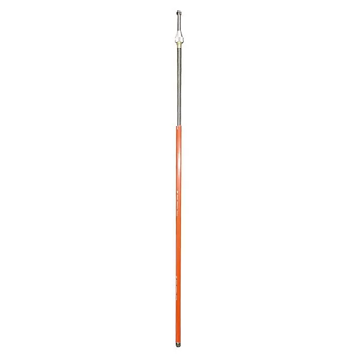 Solo Verlängerungsrohr - Edelstahl, Teleskopierbar, 230 cm - Oranger Abbruchmeißel mit metallischem Sechskantschaft und Hartmetallspitze, für Beton und Mauerwerk.