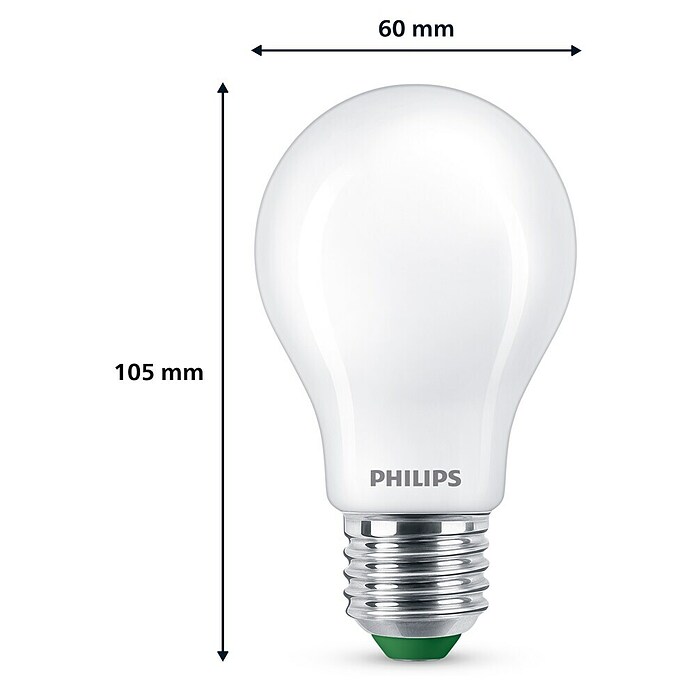 Philips Bombilla LED Clásica blanca (E27, Blanco frío, 840 lm, 4 W) | BAUHAUS