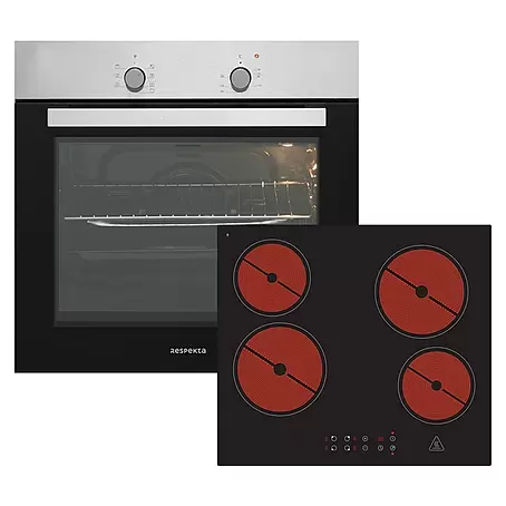 Respekta  Einbauherd-Set SOLERO AB 120-33 + Pero KM 4400