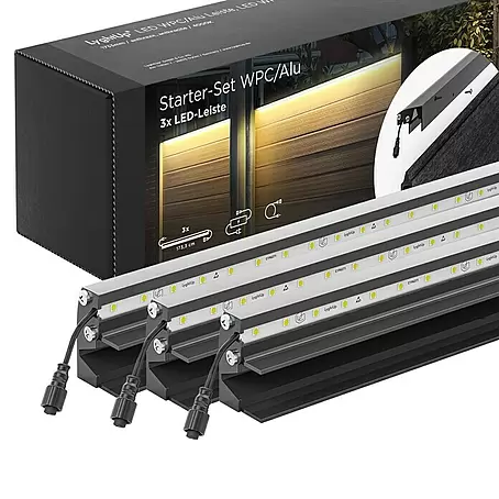 LyghtUp  Zaunbeleuchtung Starter-Set