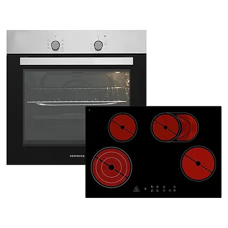 Respekta  Einbauherd-Set SOLERO AB 120-33 + Miklas KM 7700
