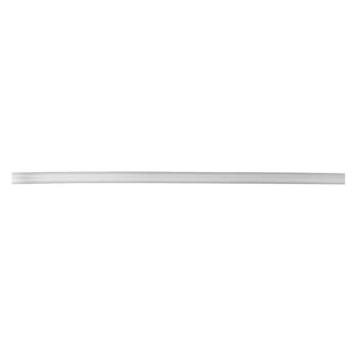 Fischer Boquilla inyectora de silicona prolongadora - Largo: 1 m - Primer plano de una única luminaria LED lineal y brillante sobre un fondo negro. Ideal para conceptos de iluminación moderna.