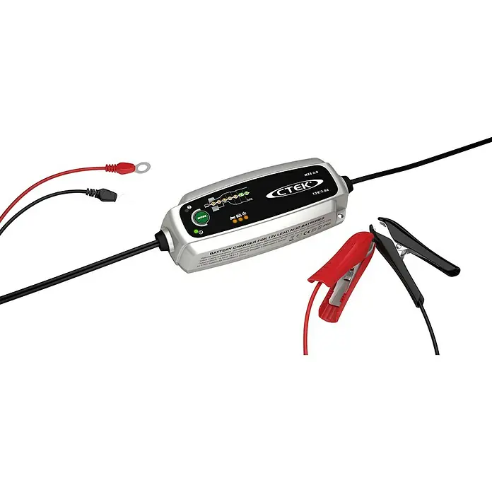 CTEK Automatik-Ladegerät MXS 3.8 EU - Ladestrom: 3,8 A, Kapazität: 1,2 Ah - 80 Ah - Das CTEK MXS 3.8 Batterieladegerät für 12V Blei-Säure-Batterien, ideal für die Wartung und das Aufladen von Autobatterien.