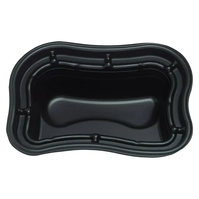 Oase Estanque prefabricado PE 500 - Plástico, Capacidad volumétrica: 500 l - Estanque preformado negro de plástico, ideal para el ajardinamiento y como hábitat para peces y plantas.