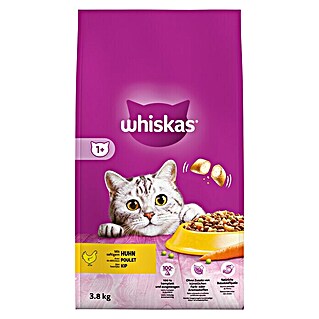 Whiskas Droogvoer voor katten 1+ (3,8 kg, Kip, Volwassen)