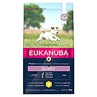 Eukanuba Droogvoer voor honden Growing Puppy Small Breed Kip (1 jaar - 7 jaar, 3 kg)
