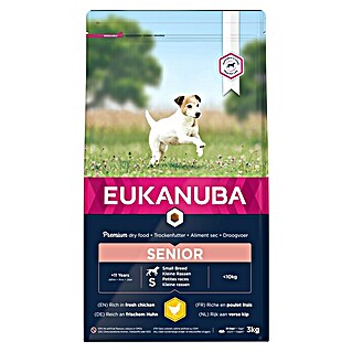 Eukanuba Droogvoer voor honden Caring Senior Small Breed Kip (11 jaar, 3 kg)