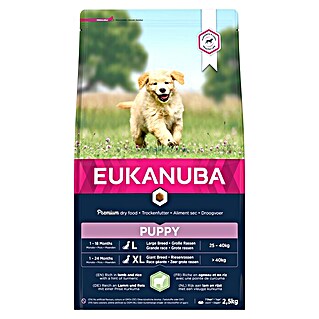 Eukanuba Droogvoer voor honden Puppy/Junior Large Breed Lam & Rijst (0 jaar - 1 jaar, 2,5 kg)