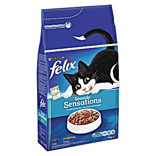 Felix Droogvoer voor katten Seaside Sensations (4 kg, Zalm en Groenten)