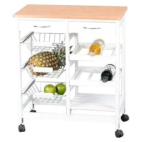 Carro de cocina con bandejas