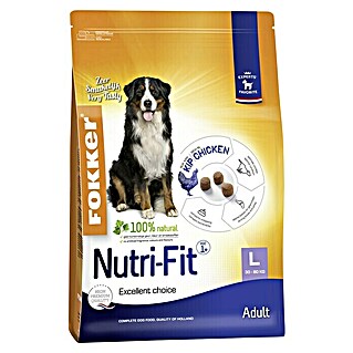Fokker Droogvoer voor honden Dog Nutri-Fit L (13 kg, Kip)