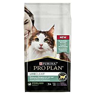 Pro Plan Droogvoer voor katten LIVECLEAR® Sterilised Adult (1,4 kg, Kalkoen, Volwassen)