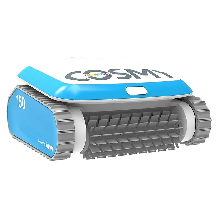 BWT Poolroboter Cosmy 150 - Netzbetrieben, Passend für: Pools bis 30.000 l Wasserinhalt, Filterleistung: 15.000 l/h - Der Cosmy The Bot Poolreinigungsroboter mit Raupenantrieb und Bürstenwalze für eine effiziente Reinigung von Schwimmbecken.