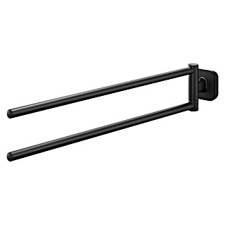 Tiger Handdoekhouder Carv 2-armig (Zwart)