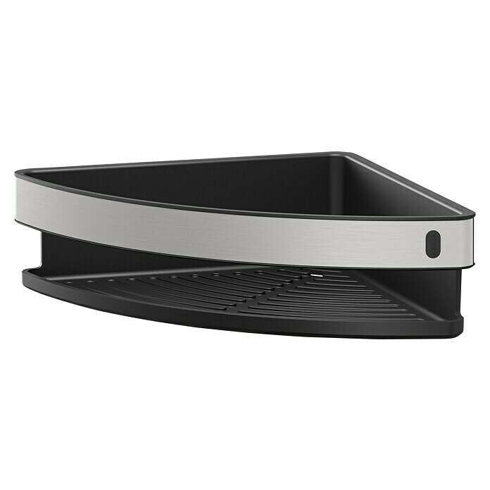 Tiger Hoekdouchekorf Cooper (210 x 210 x 69 mm, Zwart/Zilver) | BAUHAUS