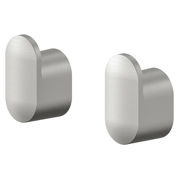 Tiger Handdoekhaak Cooper klein 2 stuks (Zilver) | BAUHAUS
