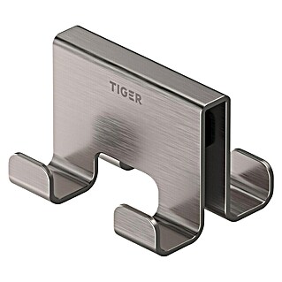 Tiger Caddy Handdoekhaak Dubbel (RVS)