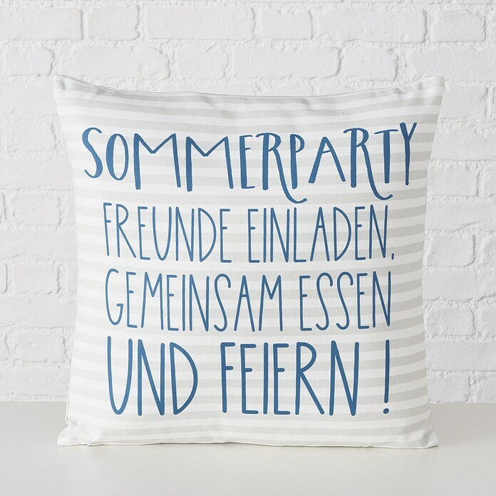 Kissen Sommerparty (Sommerparty, 45 x 45 cm, 100 % Polyester) | BAUHAUS