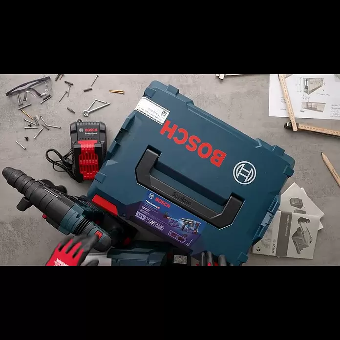 Bosch Professional AMPShare 18V Akku-Kombihammer GBH 18V-26 F18 V, 2 Akkus, 5,5 Ah, 2,6 J, Inkl. Staubabsaugung - Bosch Professional AmpShare Akku-Kombihammer GBH 18V-26 F
