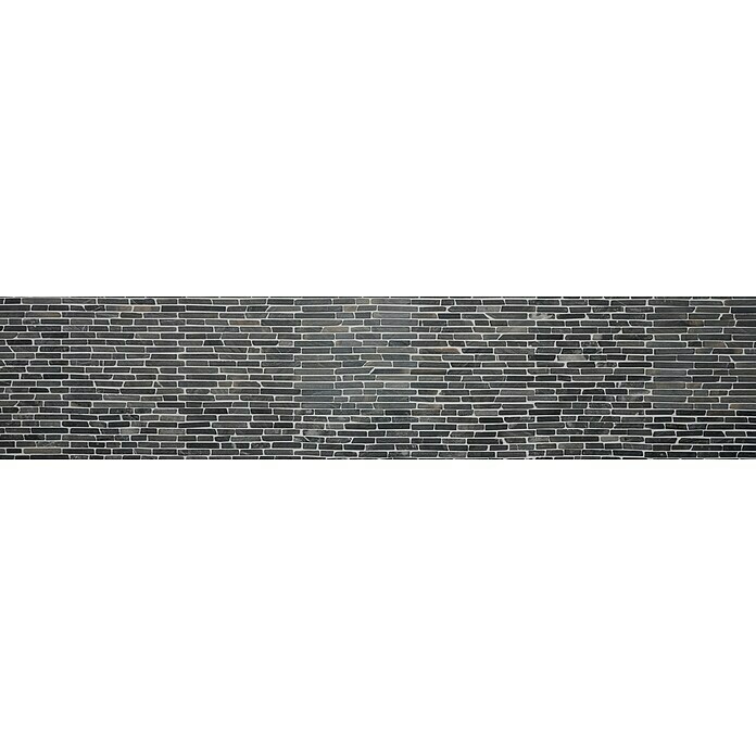 Mosaikfliese Marquina MOS BRICK 125 (30,5 x 30,5 cm, Schwarz, Matt)