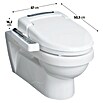 Dusch-WC-Sitz NB09D (Mit elektrischer Bidetfunktion, Mit Absenkautomatik)