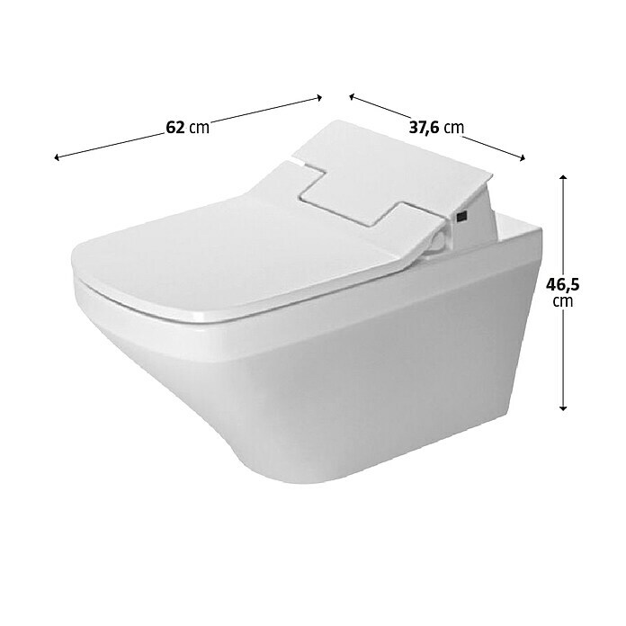 Duravit DuraStyle Spülrandloses Wand-WC-Set