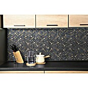 Mosaikfliese Crystal Mix XCM M650 (30 x 30 cm, Schwarz/Gold, Glänzend) | BAUHAUS