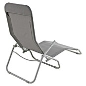 Sunfun Marissa Ligbed (136 x 61 x 102 cm, Textileen, Lichtgrijs)