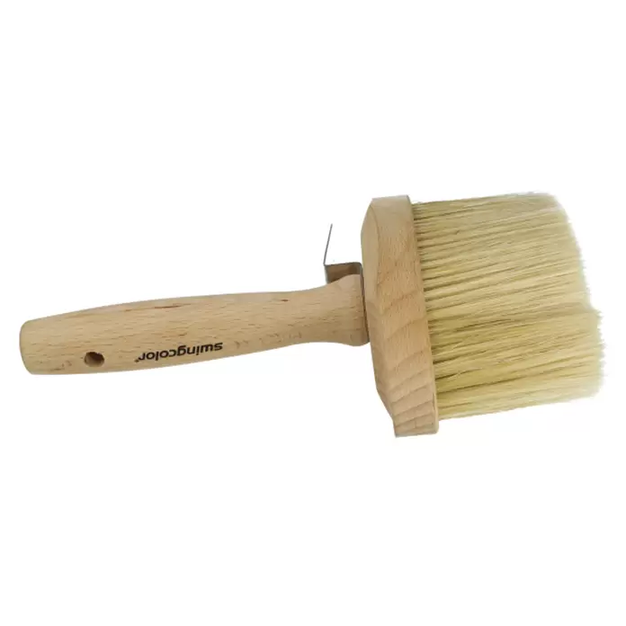 swingcolor Premium Fassadenbürste - Breite Borsten: 140 mm, Mischborsten, Naturholz