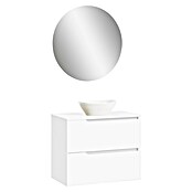 Artysan Conjunto de mueble de baño Zeus Top (Ancho: 80 cm, 4 pzs., Blanco, Mate) | BAUHAUS