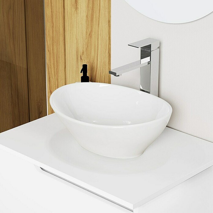 Artysan Conjunto de mueble de baño Zeus Top (Ancho: 60 cm, 4 pzs., Blanco, Mate) | BAUHAUS