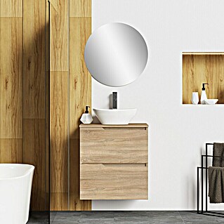 Artysan Conjunto de mueble de baño Zeus Top (Ancho: 60 cm, 4 pzs., Natural, Mate)