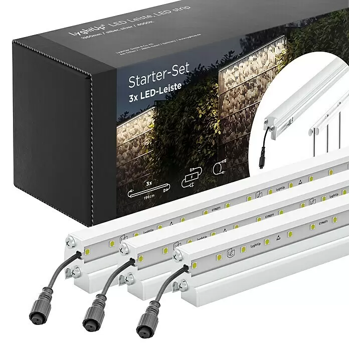 LyghtUp Zaunbeleuchtung Starter-Set