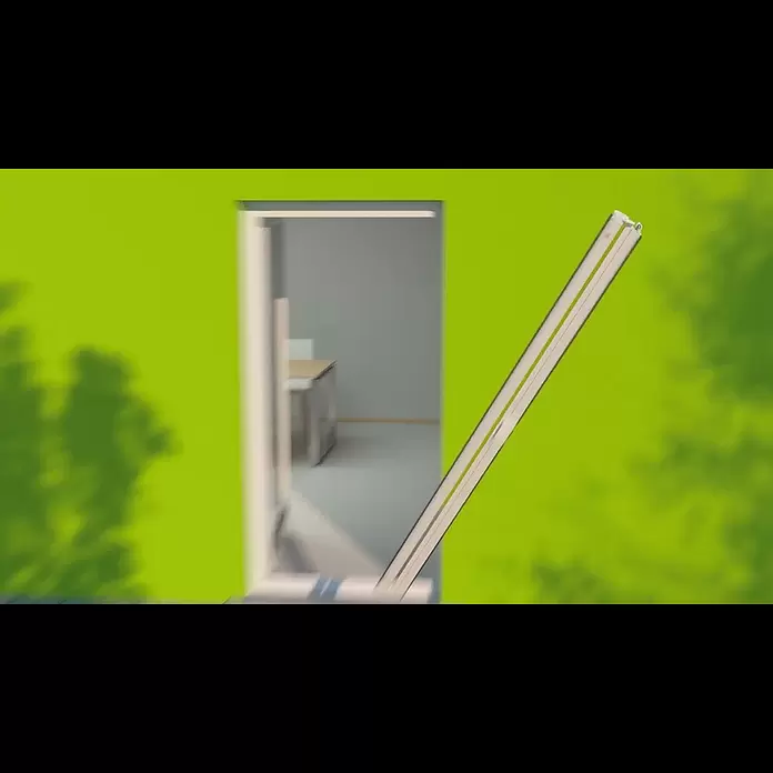 Easy Life Insektenschutz-Türrollo AutoStop - B x H: 150 x 220 cm, Montage Insektengitter: Klemmen, Farbe Rahmen: Weiß - Montageanleitung