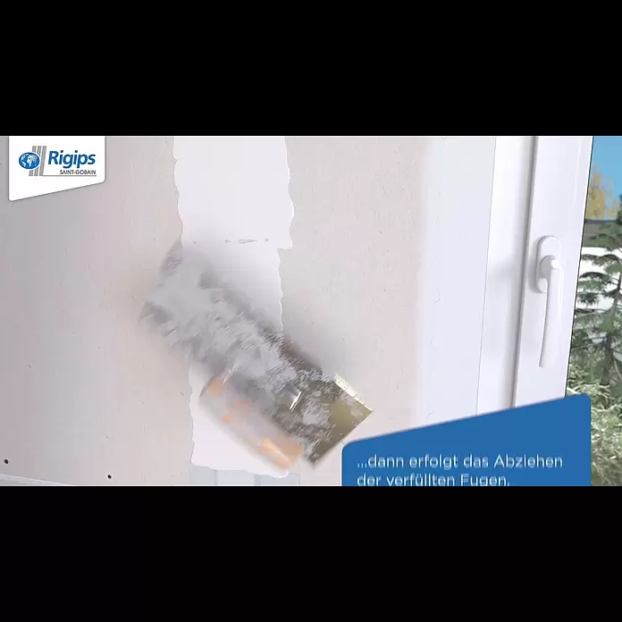 Rigips VARIO Fugenspachtel Unifüll - 2,5 kg - Rigips Fugenverspachtelung an Gipsplatten in Q1-Q4 mit Rigips VARIO & ProMix Finish im VARIO-System