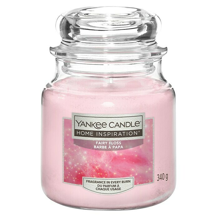 Yankee Candle Home Inspirations Duftkerze (Im Glas, Fairy Floss, Medium) | BAUHAUS