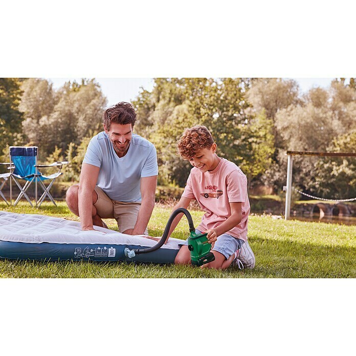 Bosch Power for All 18V Bomba de aire de batería EasyInflate 500 (18 V, 1 batería) | BAUHAUS