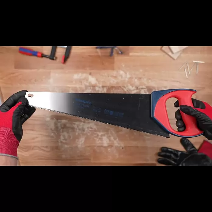 Wisent Profi Handsäge - Blattlänge: 450 mm, Sperrholzplatten - Wisent Profi Handsäge