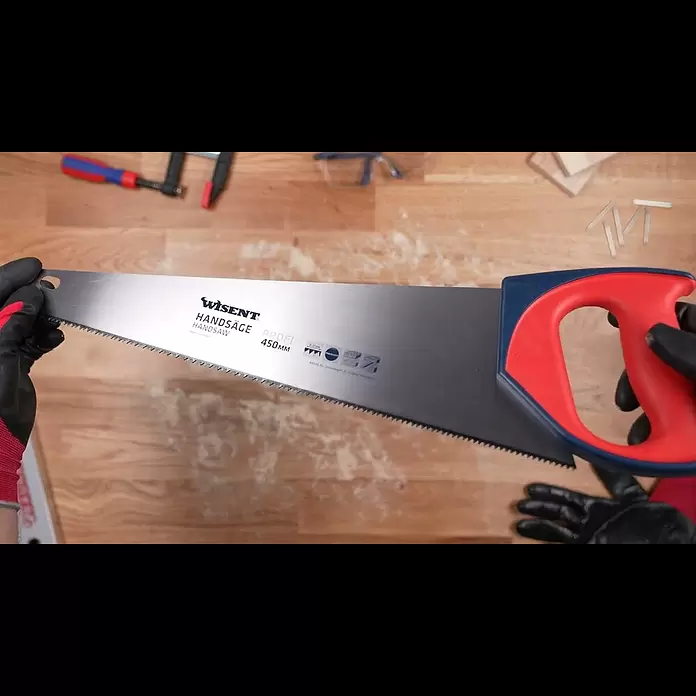 Wisent Profi Handsäge Fuchsschwanz - Blattlänge: 450 mm, Spanplatten - Wisent Profi Handsäge Fuchsschwanz