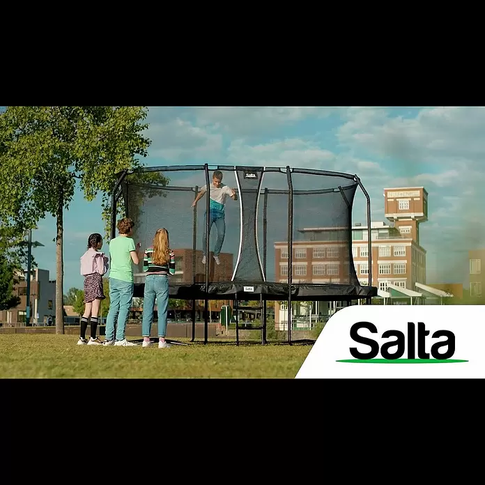 Salta Trampolin Premium Black Edition305 x 214 cm, Schwarz - Salta Premium Black Edition - Rectangular