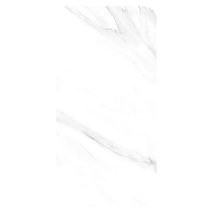 Feinsteinzeugfliese Prizma Statuario (30 x 60 cm, Weiß/Grau, Glänzend) | BAUHAUS