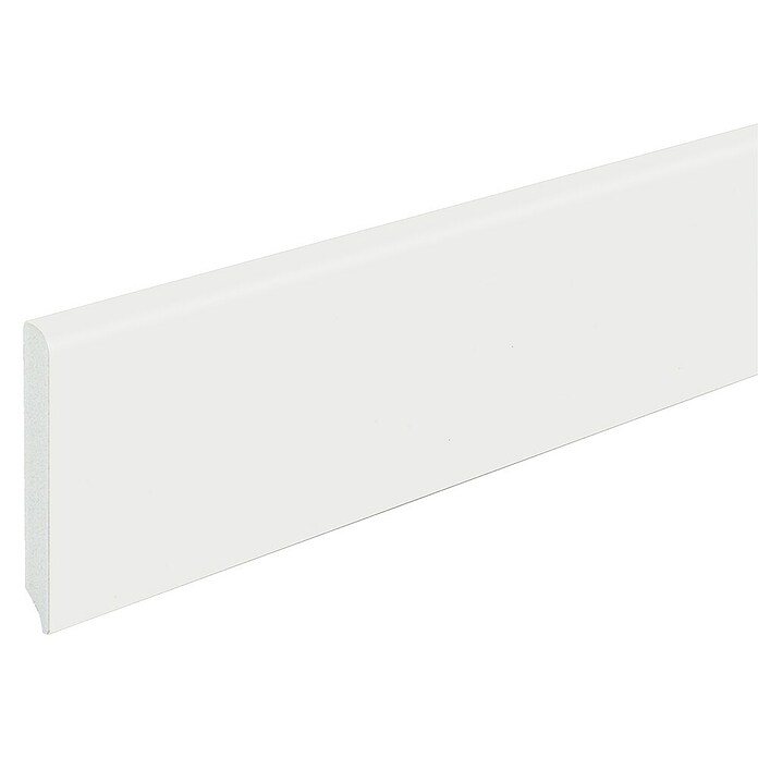 Profiles and more Sockelleiste (2 020 x 10 x 80 mm, Kunststoff, Weiß) | BAUHAUS