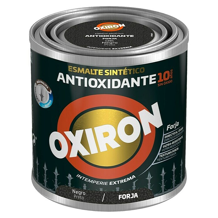 Oxiron Esmalte para metal Forja (Negro, 250 ml) | BAUHAUS