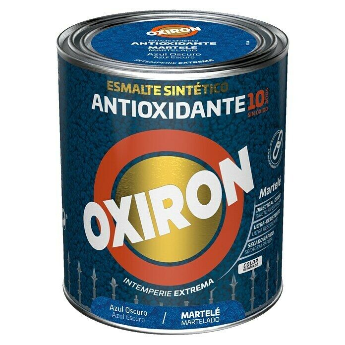 Oxiron Esmalte para metal Martelé (Azul oscuro, 750 ml) | BAUHAUS
