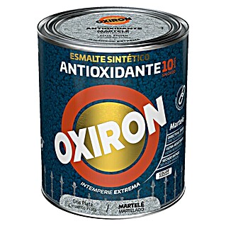 Oxiron Esmalte para metal Martelé (Gris plata, 750 ml)