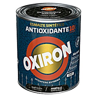 Oxiron Esmalte para metal Martelé (Negro grafito, 750 ml)